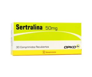 SERTRALINA COMPRIMIDOS RECUBIERTOS 50 mg